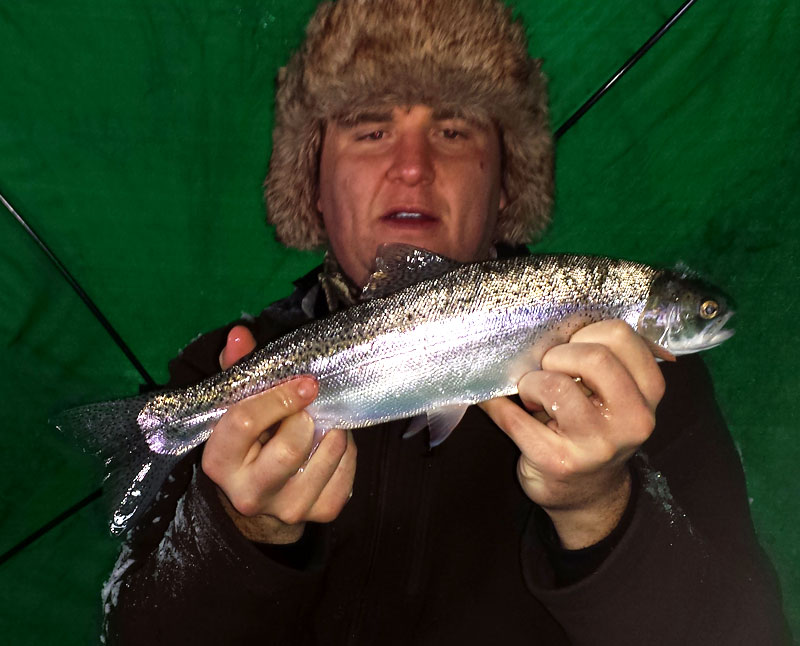 Drew and his Steelhead