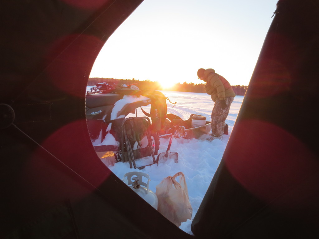 Ice Fishing Lake Superior