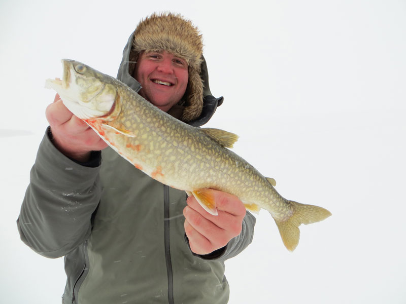 Ice Fishing Lake Superior Lake Trout