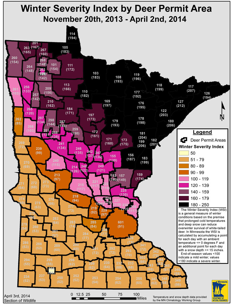 Winter Severity Index Big Kype